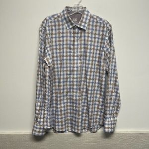 Mens M Bugatchi Button Down Top